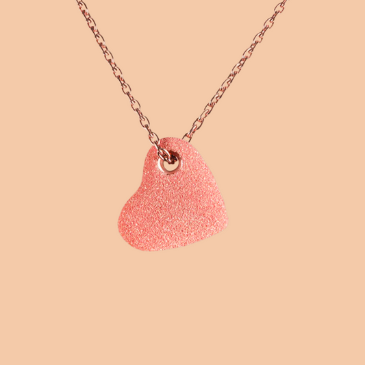Kette | Sternenglanz rosa | Rotgold | Herz
