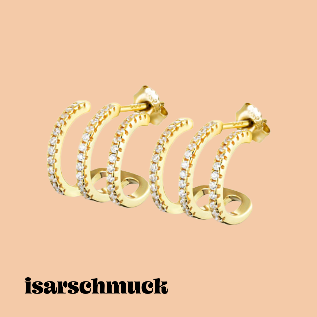 Ohrstecker | Gold | Cubic Zirkonia