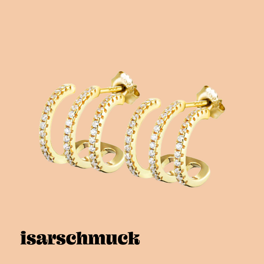 Ohrstecker | Gold | Cubic Zirkonia