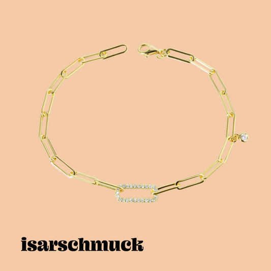 Armband | Gold | Cubic Zirkonia